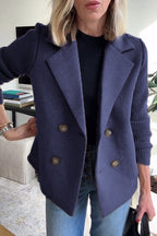 Elegance Knit-Sleeve Blazer – Timeless Style for Australian Women