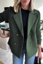 Elegance Knit-Sleeve Blazer – Timeless Style for Australian Women