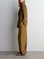 Shawl Lapel Blazer & Pants Set – Women’s Tailored Suit