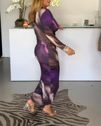 Chic & Effortless – The V-Neck Maxi Every Woman Needs