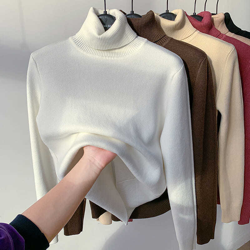 FASHION HÉIR Women’s Winter Fleece Knit Top – Soft, Warm & Stretchable