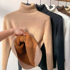 FASHION HÉIR Women’s Winter Fleece Knit Top – Soft, Warm & Stretchable