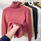 FASHION HÉIR Women’s Winter Fleece Knit Top – Soft, Warm & Stretchable